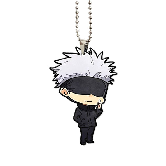 Satoru Gojo Ornament Custom Anime Jujutsu Kaisen Car Accessories